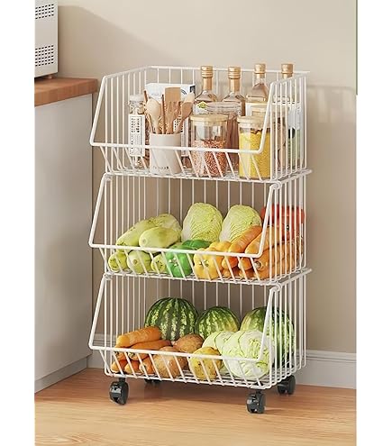 キッチンワゴン キャスター付き キッチンラック 3段 作業台 台所収納 楽天市場】ステンレス 作業台 キャスター付き 3段タイプ 業務用